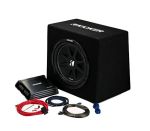 12″ Ported Enclosure + Amp + Wiring Kit (44KKP212)