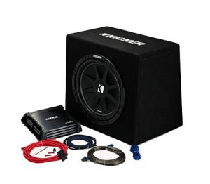 12″ Ported Enclosure + Amp + Wiring Kit (44KKP212)